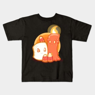 How Candy Corn Is Made Kids T-Shirt